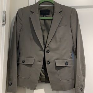 Gray Banana Republic Classic Blazer